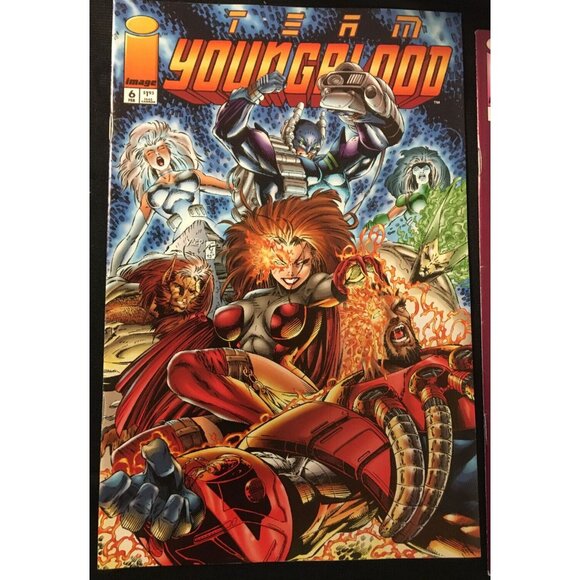 Team Youngblood Comic Books Lot of 9 Image Comics Circa 1993/1994 - Picture 8 of 11
